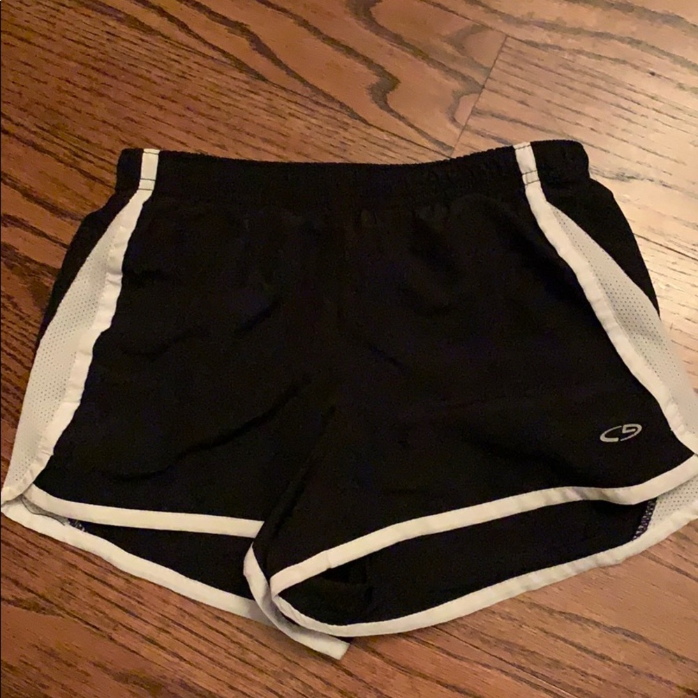 Girls size medium black athletic champion shorts